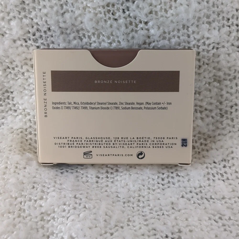 VISEART Bronzé Palette in Bronzé Noisette, 7.5g/0.26oz